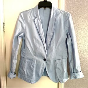 Uniqlo blue cotton womans blazer Small /S